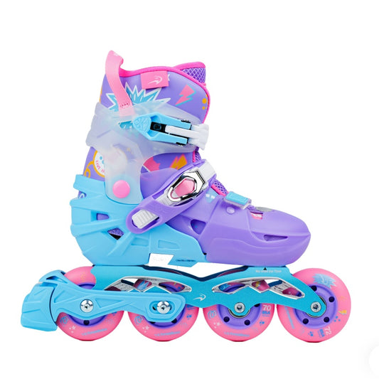 FlyingEagle S7 PRO NIMBUS purple kids inline skates urban fitness design
