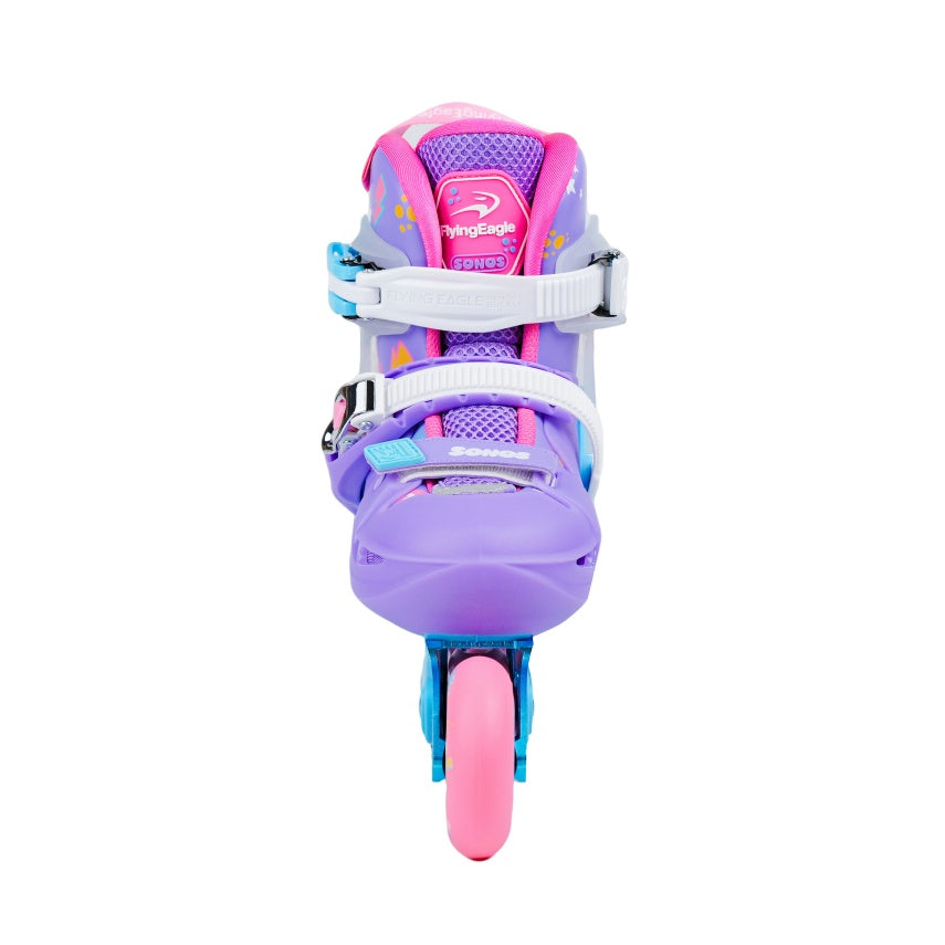 Kids purple inline skates FlyingEagle S7 PRO NIMBUS EU 28 to 42