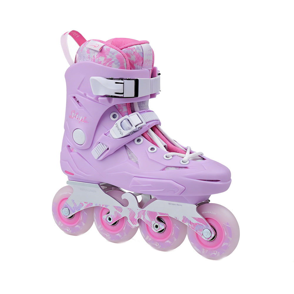 Trendy mauve SHRIKE skate, solid construction, perfect for skaters focusing on comfort and performance