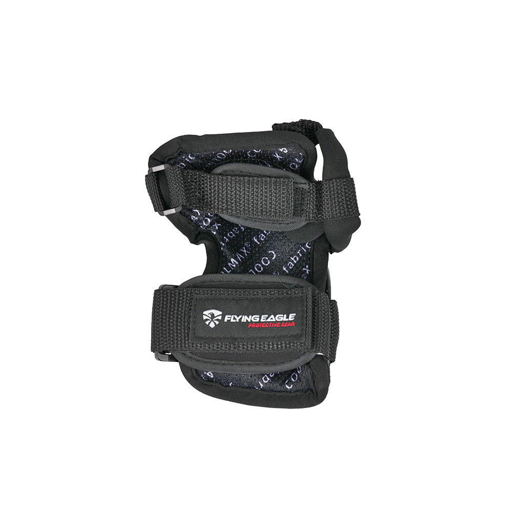 FlyingEagle LOBSTER elbow pad close fit segmented shell, comfortable wrap for inline skate skateboarding protection