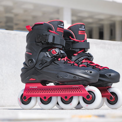 Single Flying Eagle REAVER S7680 Red adult inline skate 4 wheels 85A rockerable axles urban fitness skating