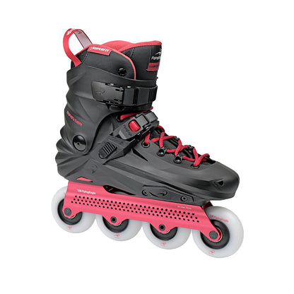 45 degree angle Flying Eagle REAVER S7680 Red fitness inline skates for adult 4 wheels 85A rockerable axles