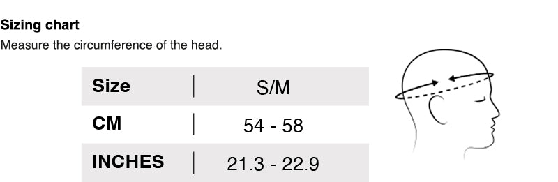 Sizing chart for RAPIDO JR