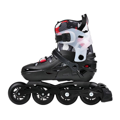 black FlyingEagle S5 BUZZ inline skates with universal brake included for beginners