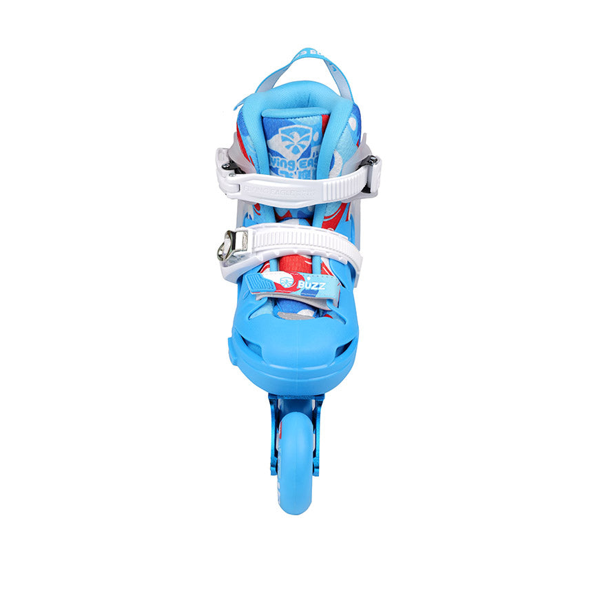 blue FlyingEagle S5 BUZZ kid inline skates perfect for daily beginner skating