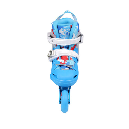 blue FlyingEagle S5 BUZZ kid inline skates perfect for daily beginner skating