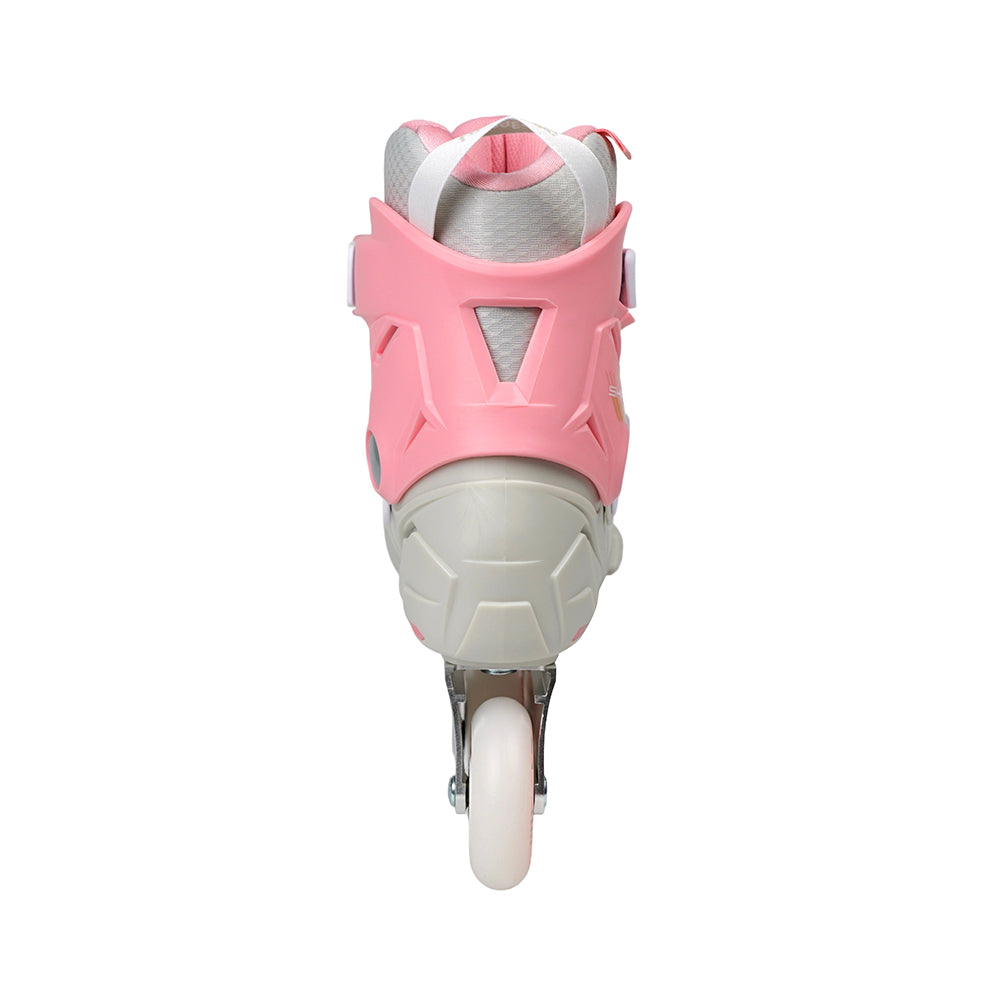 Flying Eagle SHRIKE SE pink urban inline skate close‑up boot detail adult 3‑wheel skate