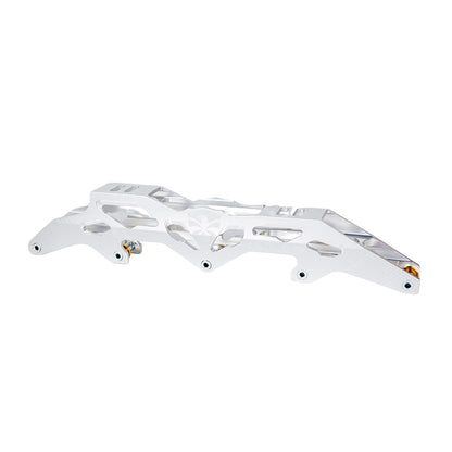 Lightweight sturdy silver SLOPE KILLER skate frame great for daily training and outdoor skating