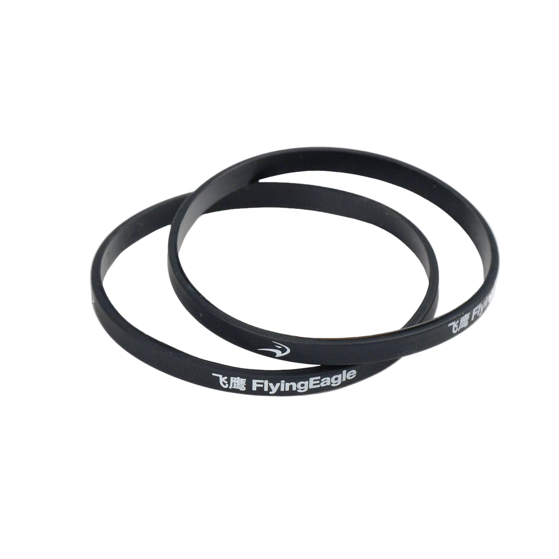 FlyingEagle THIN BRACELET black slim silicone bracelet stylish sports decorative wristband for adults