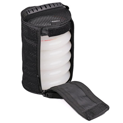 Black FlyingEagle double zipper wheel bag easy to store and take out roller skate wheels
