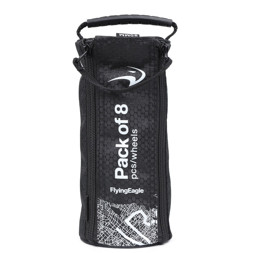 Practical black portable wheel pouch professional skating parts organizer bag