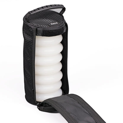 FlyingEagle black wheel bag double zip design for convenient skate wheels storage carrying