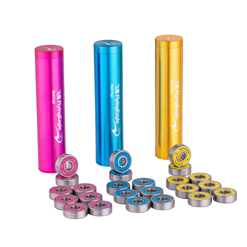 FlyingEagle WINGS PRO bearings, ABEC 9 precision 608 standard size for fast and responsive skating