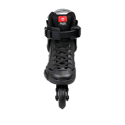 Beginner friendly black Flying Eagle SHRIKE Lite fitness inline skate