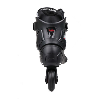 Durable composite shell black SHRIKE Lite inline skate for street exercise