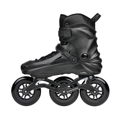 Black urban hardboot triskate FlyingEagle REAVER TRI 110mm 85A
