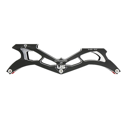 FlyingEagle ULTRASONIC black low gravity skate frame for 3×125mm large inline wheels