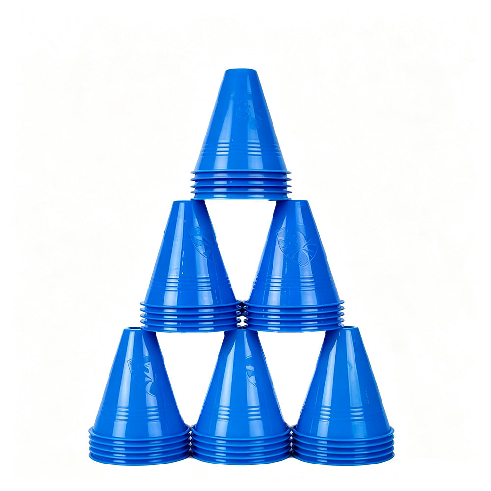 FlyingEagle blue CONES skate bearings, smooth performance ideal for freestyle slalom skating training