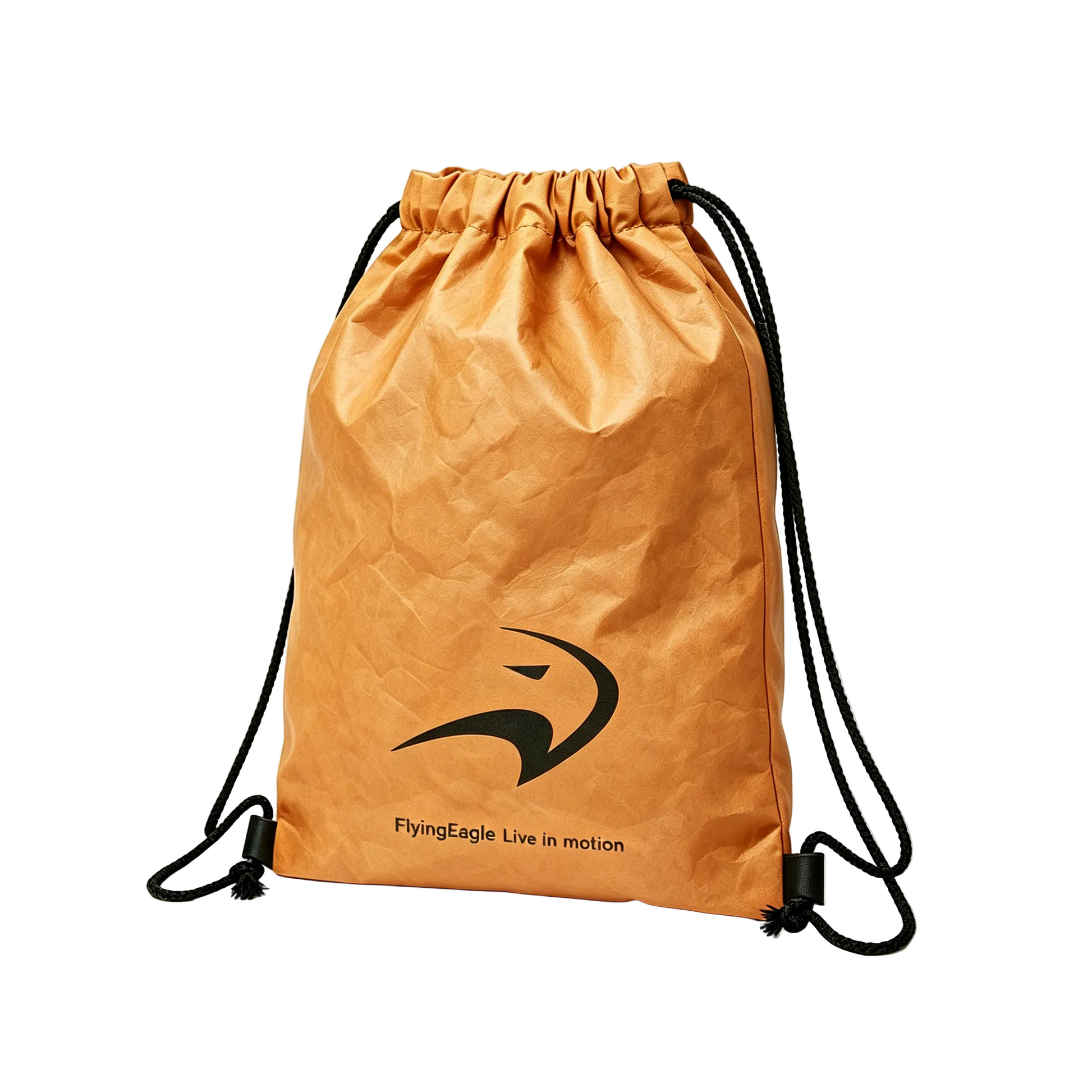 FlyingEagle Brown drawstring bag 