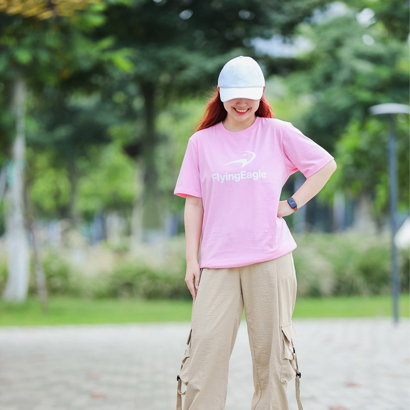 Breathable classic cotton tee for outdoor roller skating daily sports activities