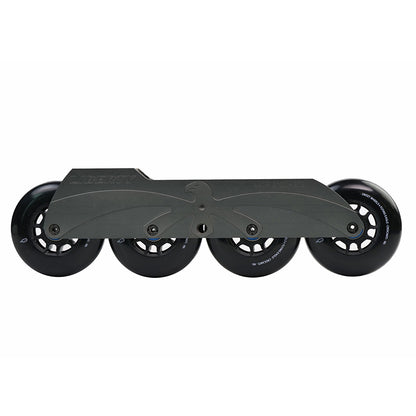 Gray FlyingEagle LIBERTY 490R/3100 urban frame supports 4×90mm 1mm rocker and 3×100mm flat wheels