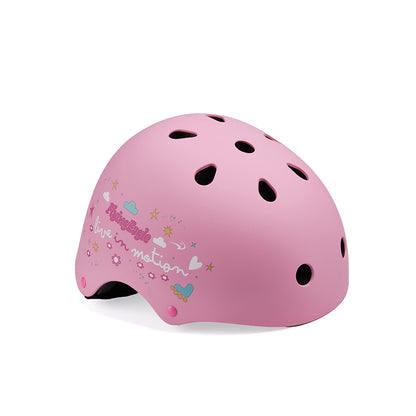 FlyingEagle RIDER pink sports helmet with shock-absorbent EPS foam for urban and aggressive skating protection