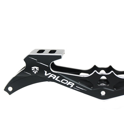 Close-up of FlyingEagle VALOR  children speed slalom frame sized 3X100mm, available in 232mm length and three mounting standards