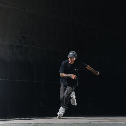 Urban skating motion, adult skating with FlyingEagle REAVER Pro S7680 skates