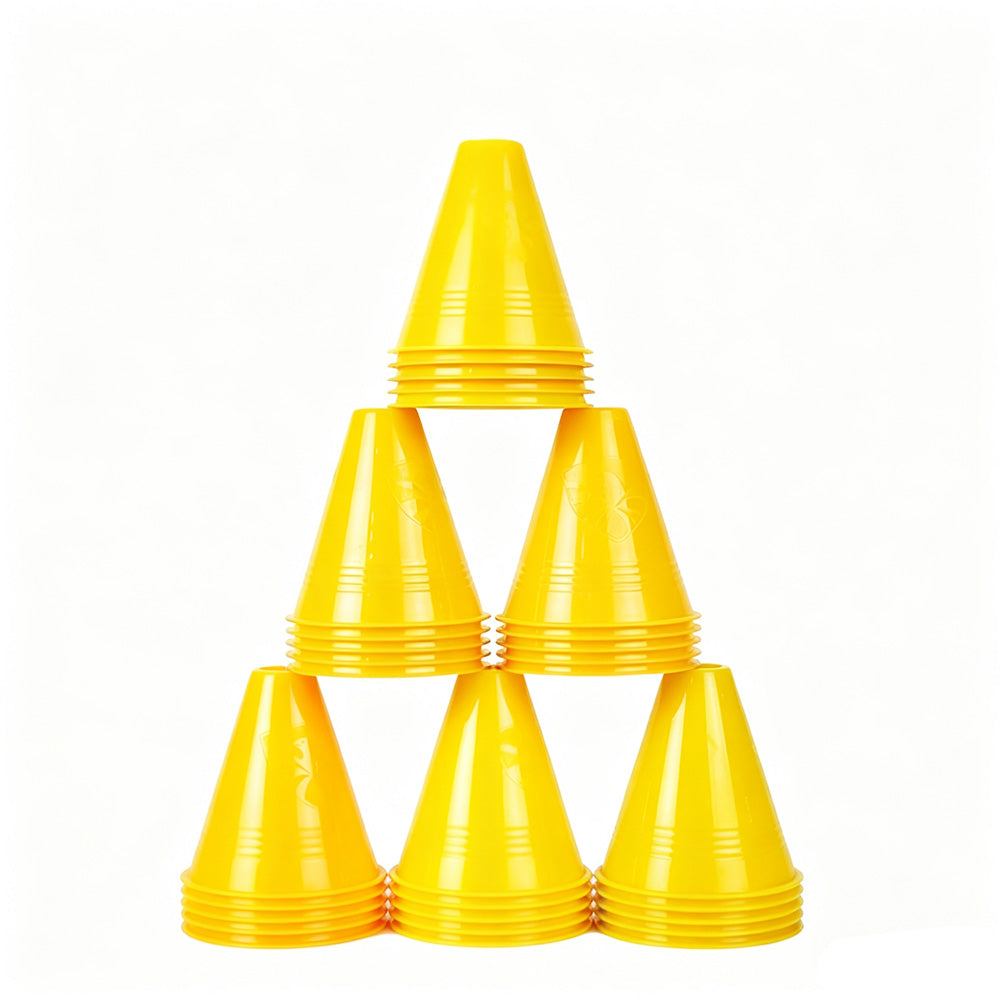 FlyingEagle yellow CONES skate bearings, smooth performance ideal for freestyle slalom skating training