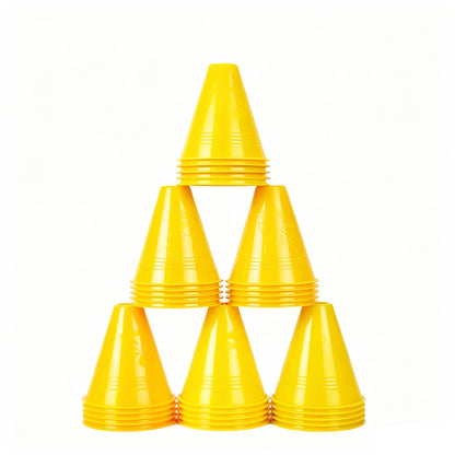 FlyingEagle yellow CONES skate bearings, smooth performance ideal for freestyle slalom skating training